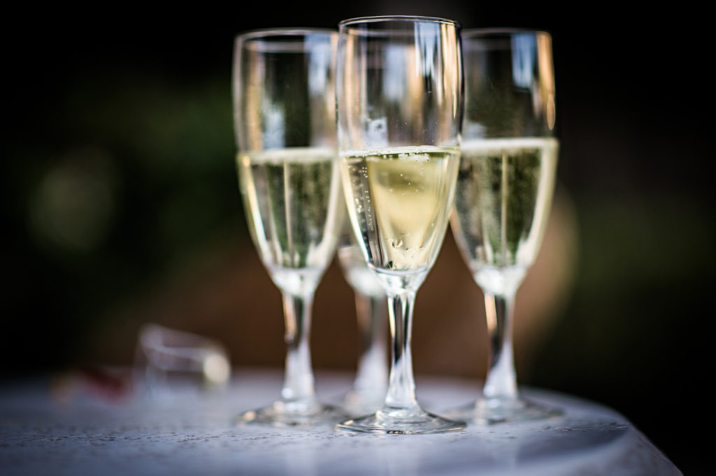 champagne toast at Ritz Carlton Amelia wedding