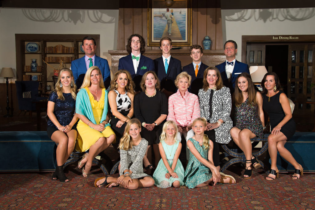 formal family photo at Ponte Vedra Inn and Club