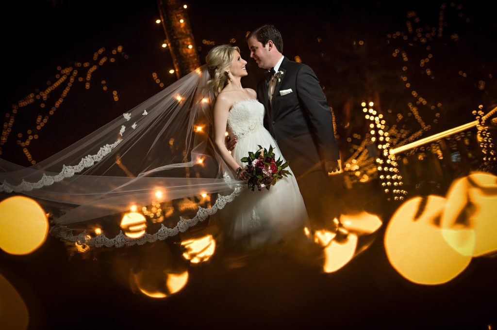 wedding at Nights of lIghts in St Augustine