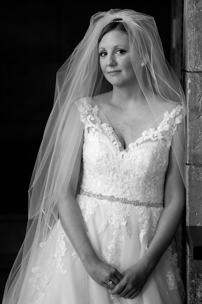 Bridal portrait at Treasury on the Plaza wedding