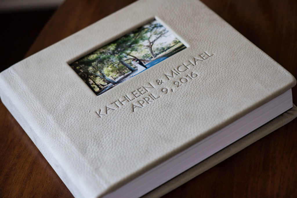 Luxury wedding albums in North Florida