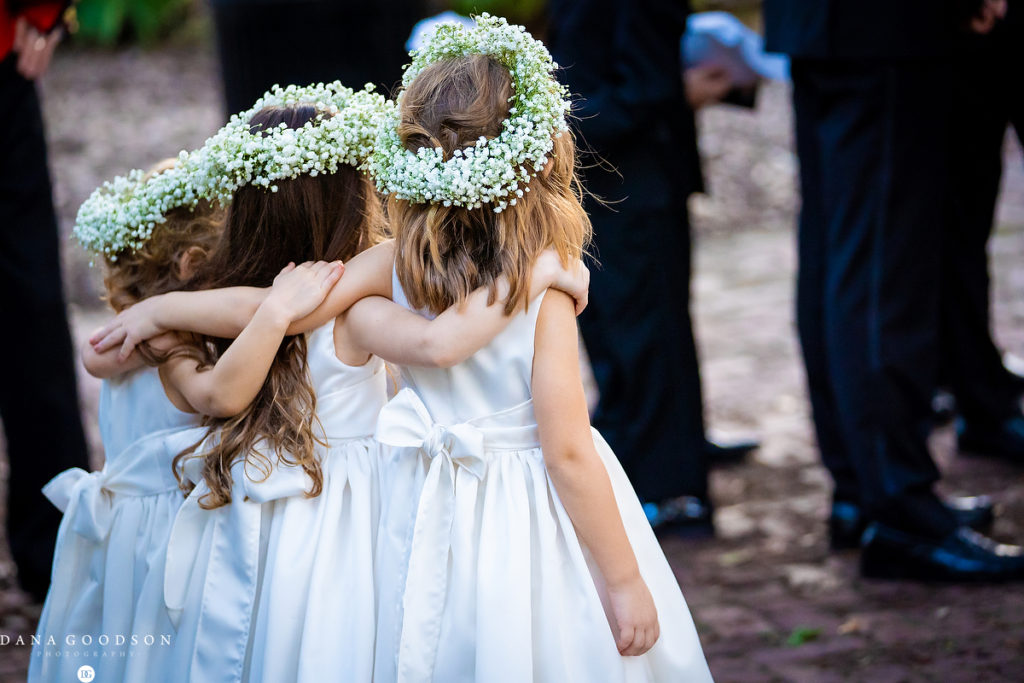 savannah flower girls at wedding